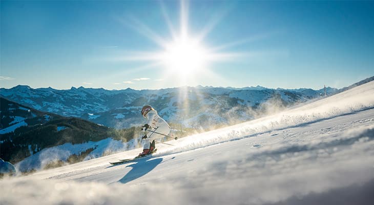 Morgenstimmung auf der Piste - SkiWelt Wilder Kaiser - Brixental